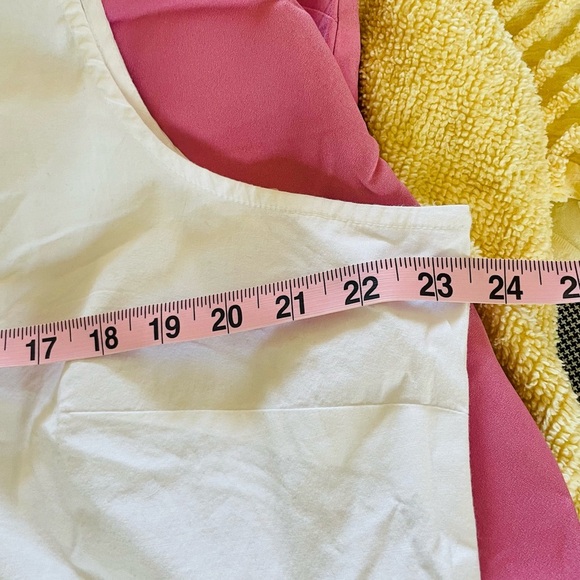 J. Crew Sleeveless Cotton Poplin Shirt in Signature Fit White NWT 2X - Picture 13 of 16